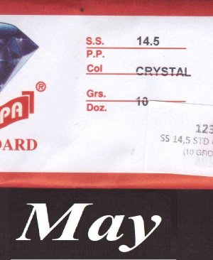 SS 14 ,5 STD CRYSTAL