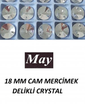 18 MM CAM MERCİMEK DELİKLİ CRYSTAL