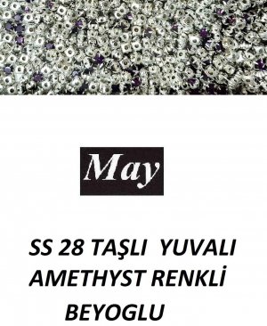 SS 28 TAŞLI  YUVALI AMETHYST RENKLİ BEYOGLU 