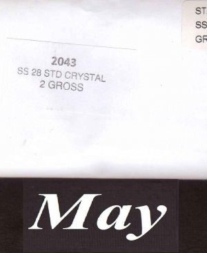 SS 28 STD CRYSTAL