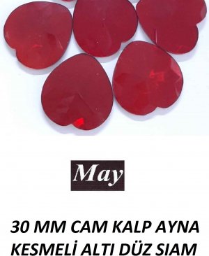 30 MM CAM KALP AYNA KESMELİ ALTI DÜZ SIAM