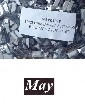 10X05 CAM BAGET ALTI SİVRİ B.DİAMOND
