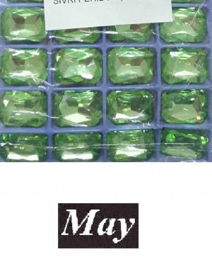 13X18 CAM OCTAGON ALTI SİVRİ PERİDOT