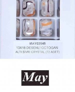 13X18 DESENLİ OCTOGAN ALTI SİVRİ SM.TOPAZ