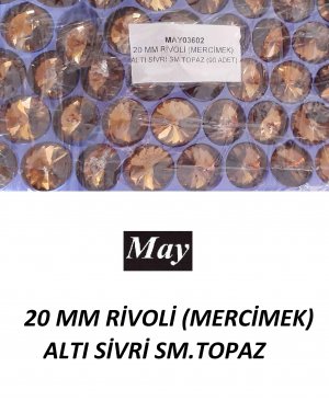 20 MM RİVOLİ (MERCİMEK) ALTI SİVRİ SM.TOPAZ