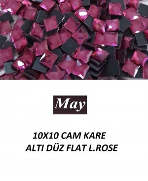 10X10 CAM KARE ALTI DÜZ FLAT L.ROSE
