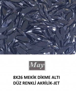 8X26 MEKİK DİKME ALTI DÜZ RENKLİ AKRİLİK-JET