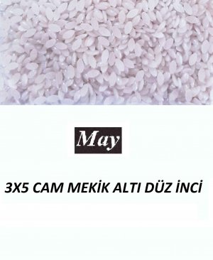 3X5 CAM MEKİK ALTI DÜZ İNCİ
