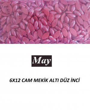 6X12 CAM MEKİK ALTI DÜZ İNCİ