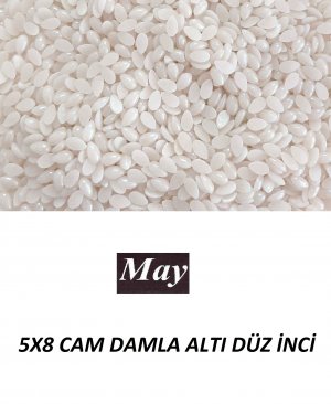 5X8 CAM DAMLA ALTI DÜZ İNCİ