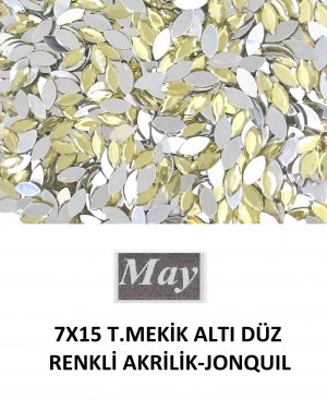 7X15 T.MEKİK ALTI DÜZ RENKLİ AKRİLİK-JONQUIL