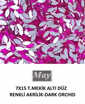 7X15 T.MEKİK ALTI DÜZ RENKLİ AKRİLİK-DARK ORCHID