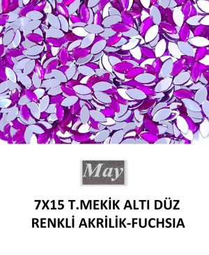 7X15 T.MEKİK ALTI DÜZ RENKLİ AKRİLİK-FUCHSIA