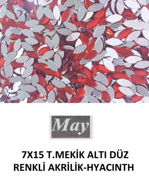 7X15 T.MEKİK ALTI DÜZ RENKLİ AKRİLİK-HYACINTH