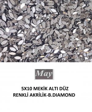 5X10 MEKİK ALTI DÜZ RENKLİ AKRİLİK-B.DIAMOND