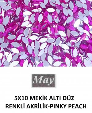 5X10 MEKİK ALTI DÜZ RENKLİ AKRİLİK-PINKY PEACH