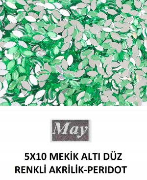 5X10 MEKİK ALTI DÜZ RENKLİ AKRİLİK-PERIDOT