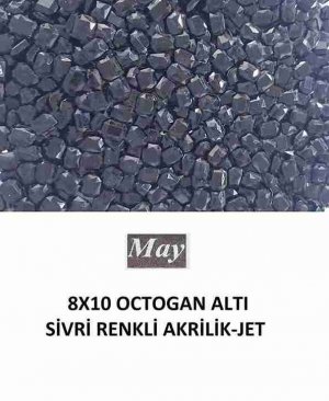 8X10 OCTOGAN ALTI SİVRİ RENKLİ AKRİLİK-JET
