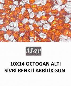 10X14 OCTOGAN ALTI SİVRİ RENKLİ AKRİLİK-SUN