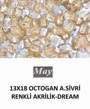 13X18 OCTOGAN ALTI SİVRİ RENKLİ AKRİLİK-DREAM