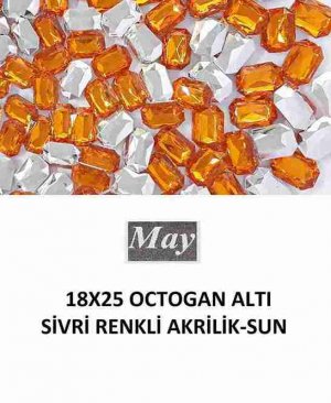 18X25 OCTOGAN ALTI SİVRİ RENKLİ AKRİLİK-SUN