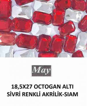 18,5X27 OCTOGAN ALTI SİVRİ RENKLİ AKRİLİK-SIAM