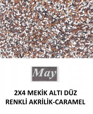 2X4 MEKİK ALTI DÜZ RENKLİ AKRİLİK-CARAMEL