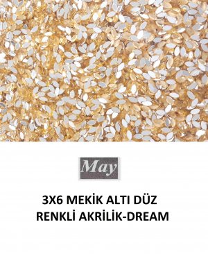 3X6 MEKİK ALTI DÜZ RENKLİ AKRİLİK-DREAM