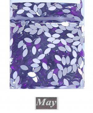 3X6 MEKİK ALTI DÜZ RENKLİ AKRİLİK-AMETHYST