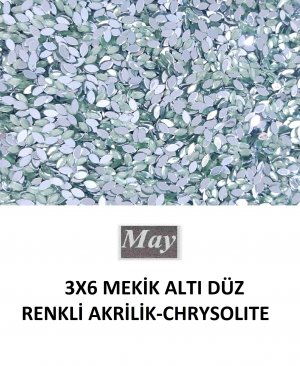 3X6 MEKİK ALTI DÜZ RENKLİ AKRİLİK-CHRYSOLITE