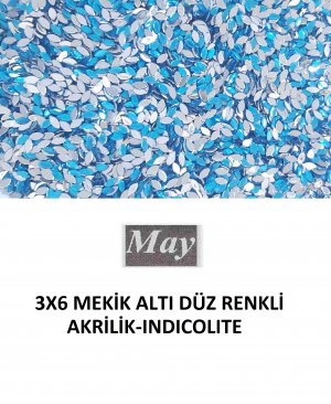 3X6 MEKİK ALTI DÜZ RENKLİ AKRİLİK-INDICOLITE