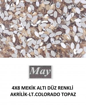 4X8 MEKİK ALTI DÜZ RENKLİ AKRİLİK-LT.COLORADO TOPAZ