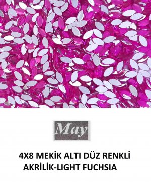 4X8 MEKİK ALTI DÜZ RENKLİ AKRİLİK-LIGHT FUCHSIA