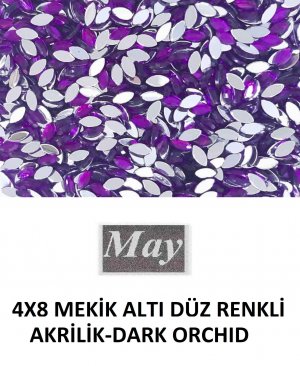 4X8 MEKİK ALTI DÜZ RENKLİ AKRİLİK-DARK ORCHID