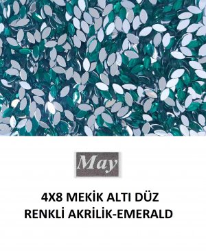 4X8 MEKİK ALTI DÜZ RENKLİ AKRİLİK-EMERALD