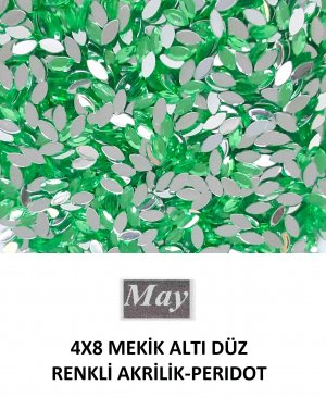 4X8 MEKİK ALTI DÜZ RENKLİ AKRİLİK-PERIDOT