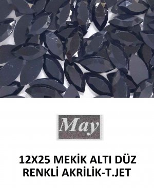 12X25 MEKİK ALTI DÜZ RENKLİ AKRİLİK-T.JET
