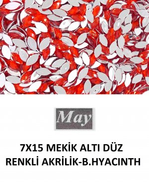 7X15 MEKİK ALTI DÜZ RENKLİ AKRİLİK-B.HYACINTH