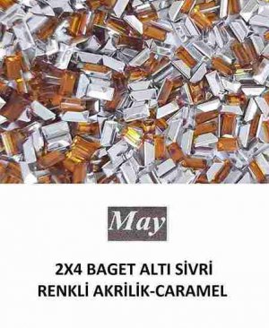 2X4 BAGET ALTI SİVRİ RENKLİ AKRİLİK-CARAMEL