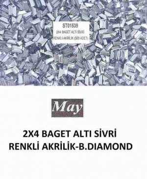 2X4 BAGET ALTI SİVRİ RENKLİ AKRİLİK-B.DIAMOND