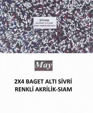 2X4 BAGET ALTI SİVRİ RENKLİ AKRİLİK-SIAM