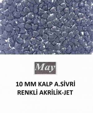 10 MM KALP ALTI SİVRİ RENKLİ AKRİLİK-JET