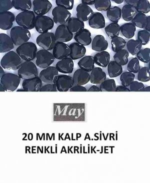 20 MM KALP ALTI SİVRİ RENKLİ AKRİLİK-JET