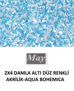 2X4 DAMLA ALTI DÜZ RENKLİ AKRİLİK-AQUA BOHEMICA