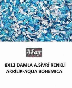 8X13 DAMLA ALTI SİVRİ RENKLİ AKRİLİK-AQUA BOHEMICA