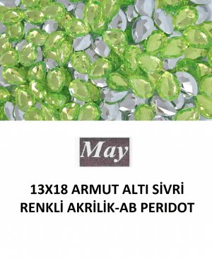 13X18 ARMUT ALTI SİVRİ RENKLİ AKRİLİK-AB PERIDOT