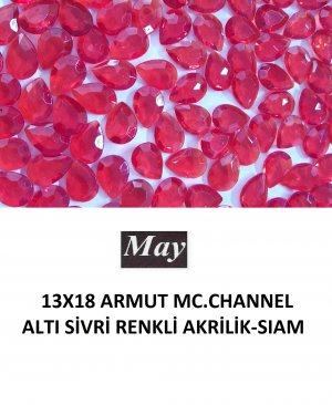 13X18 ARMUT MC.CHANNEL ALTI SİVRİ RENKLİ AKRİLİK-SIAM