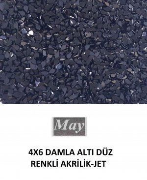 4X6 DAMLA ALTI DÜZ RENKLİ AKRİLİK-JET
