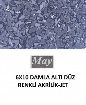 6X10 DAMLA ALTI DÜZ RENKLİ AKRİLİK-JET