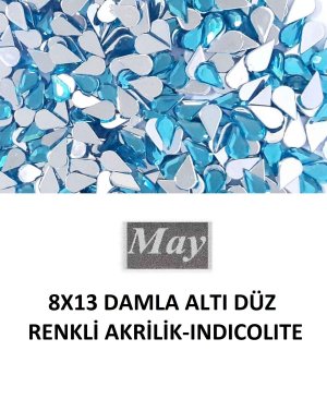 8X13 DAMLA ALTI DÜZ RENKLİ AKRİLİK-INDICOLITE